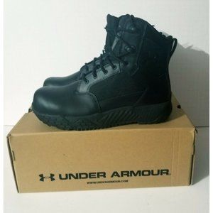 Under Armour Women's Stellar Protect Leather Tactical Boots 1277165-001 Size 8